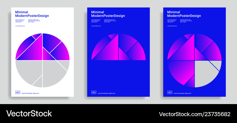Design templates with simple geometric shapes Design templates with simple geometric shapes vector image