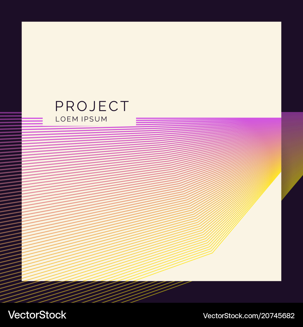 Dynamic Abstract Lines Background Vector Image