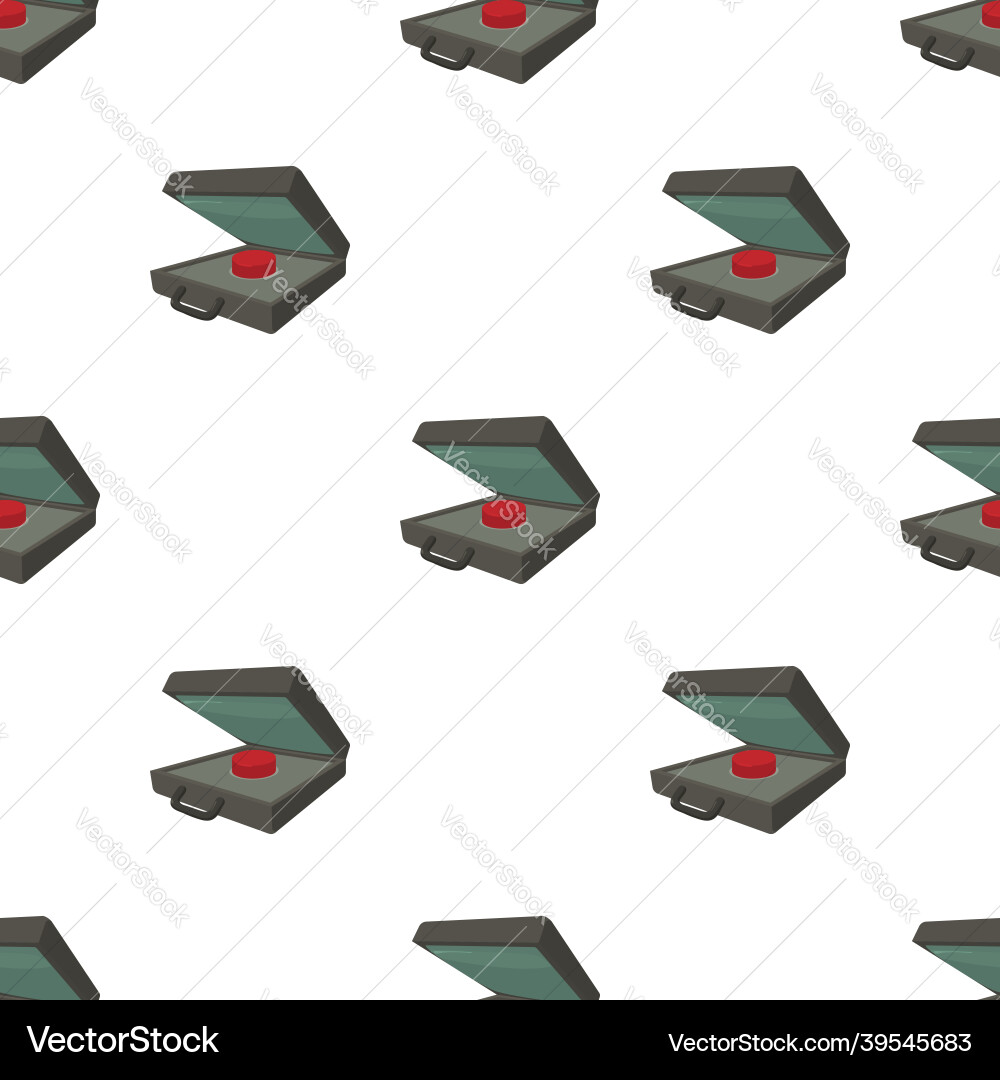 Alarm button pattern seamless Alarm button pattern seamless vector image
