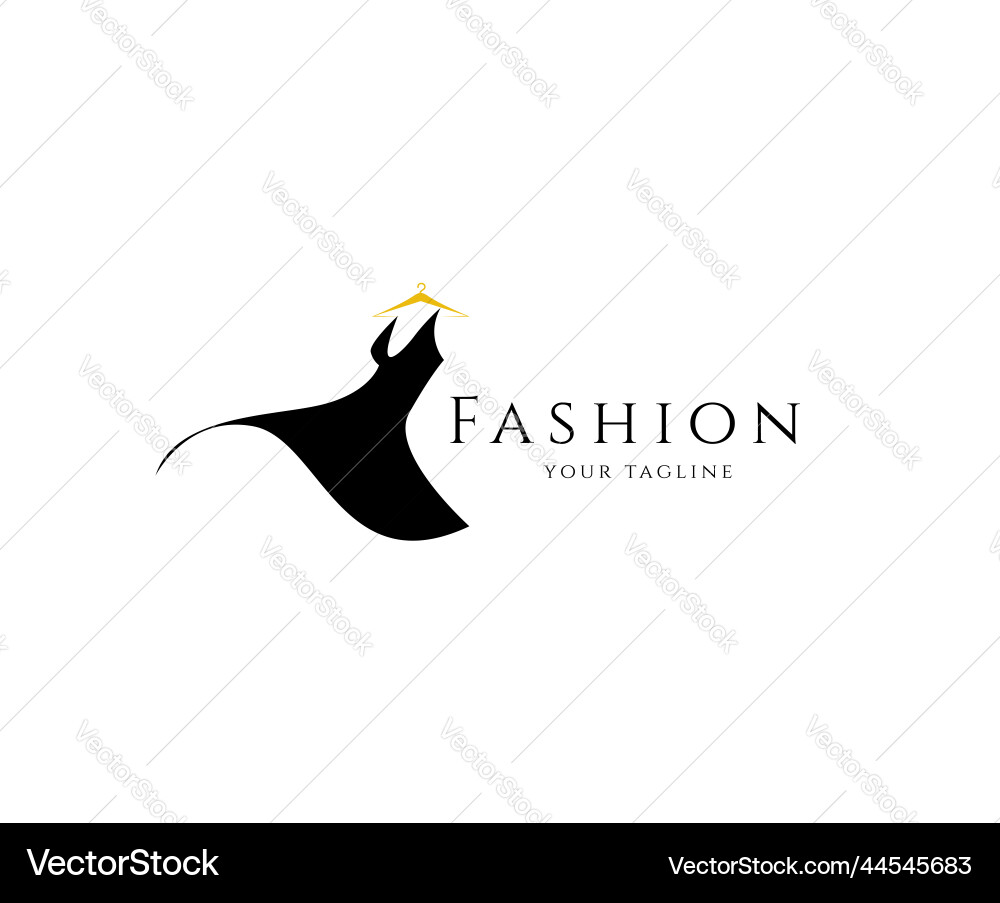 Einfache Mode Business Logo Design Vorlage Einfache Mode Business Logo Design Vorlage vektorbild