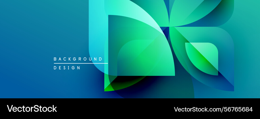 Abstract geometric shapes overlap creating Abstract geometric shapes overlap creating Vector Image