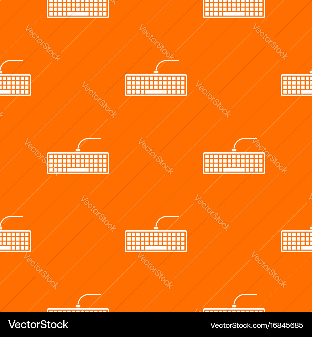 Black computer keyboard pattern seamless Vector Image