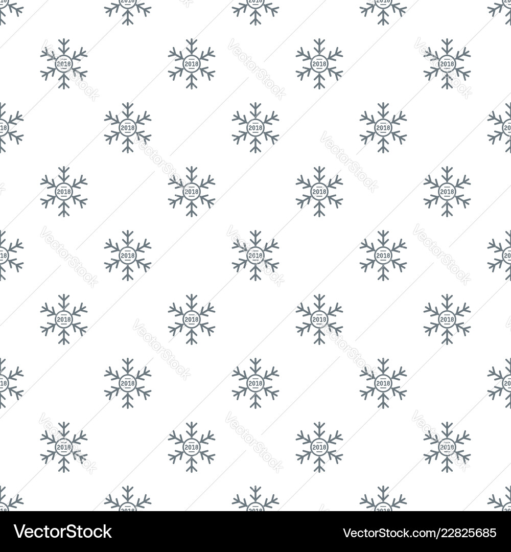 Snowflake pattern seamless Snowflake pattern seamless vector image
