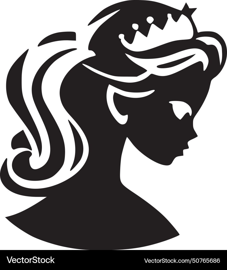 Prinzessin - hochwertiges Logo ideal für T-Shirt Prinzessin - hochwertiges Logo ideal für T-Shirt vektorbild