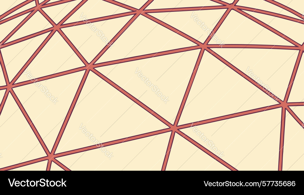 Warm geometric triangular grid pattern for vector image