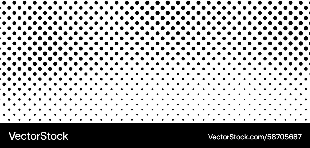 Monochrome halftone background with dots Monochrome halftone background with dots Vector Image