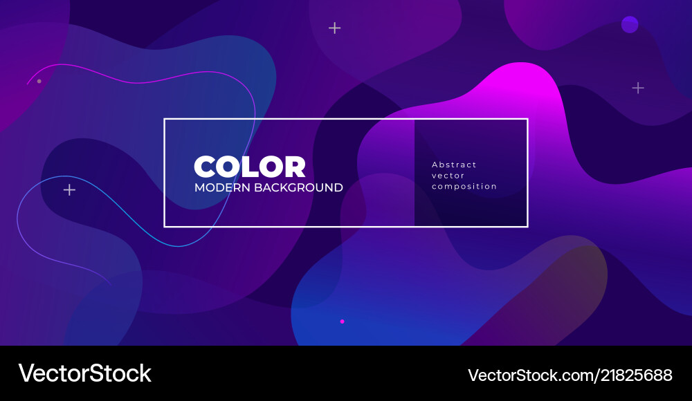 Abstract Liquid Gradient Background Vector Image