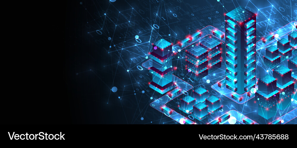 Big Data Abstract Database Concept vector image
