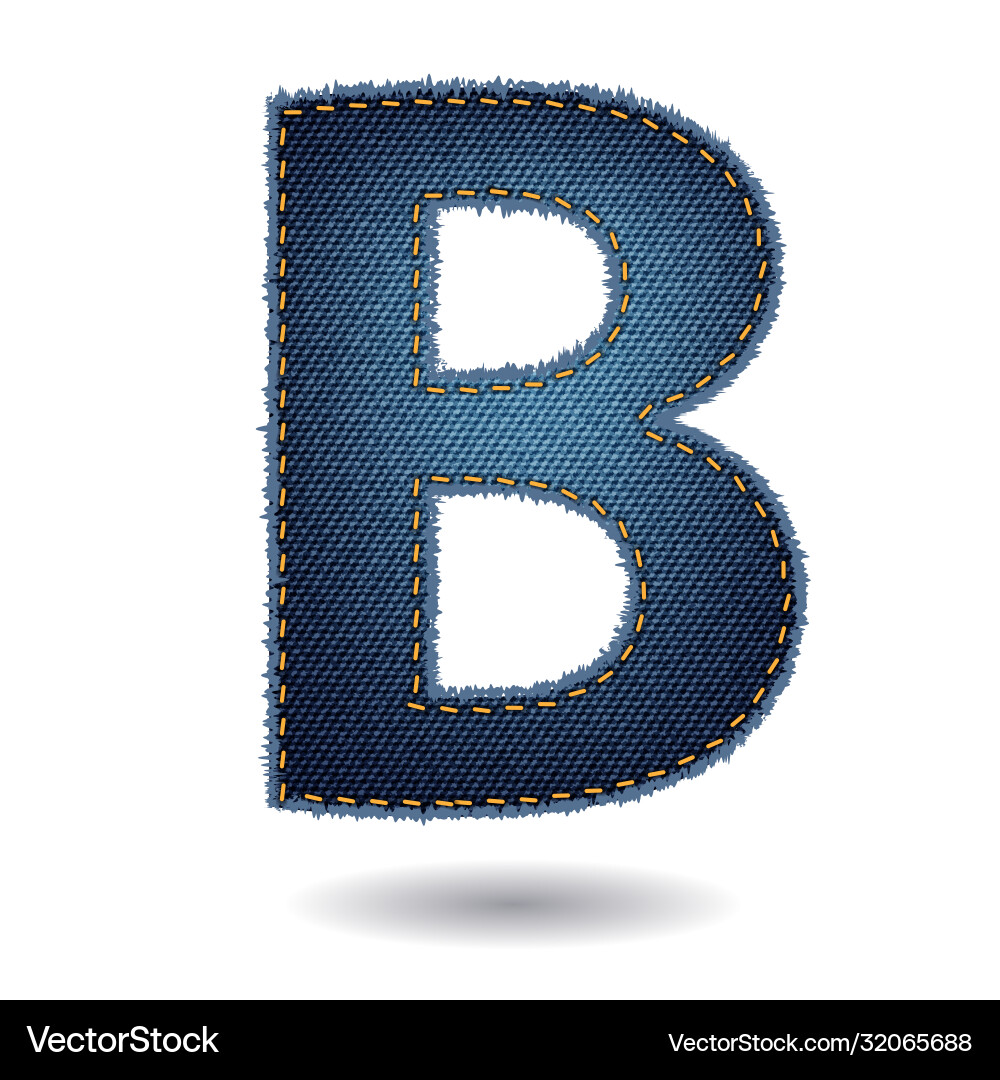 Jeans Alphabet isoliert auf weißem Hintergrund Jeans Alphabet isoliert auf weißem Hintergrund vektorbild
