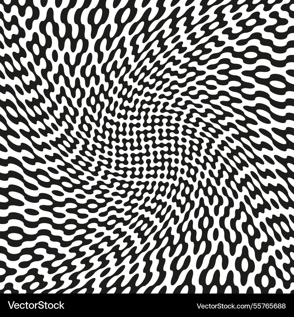 Optical wave pattern distorted abstract shape Optical wave pattern distorted abstract shape Vector Image