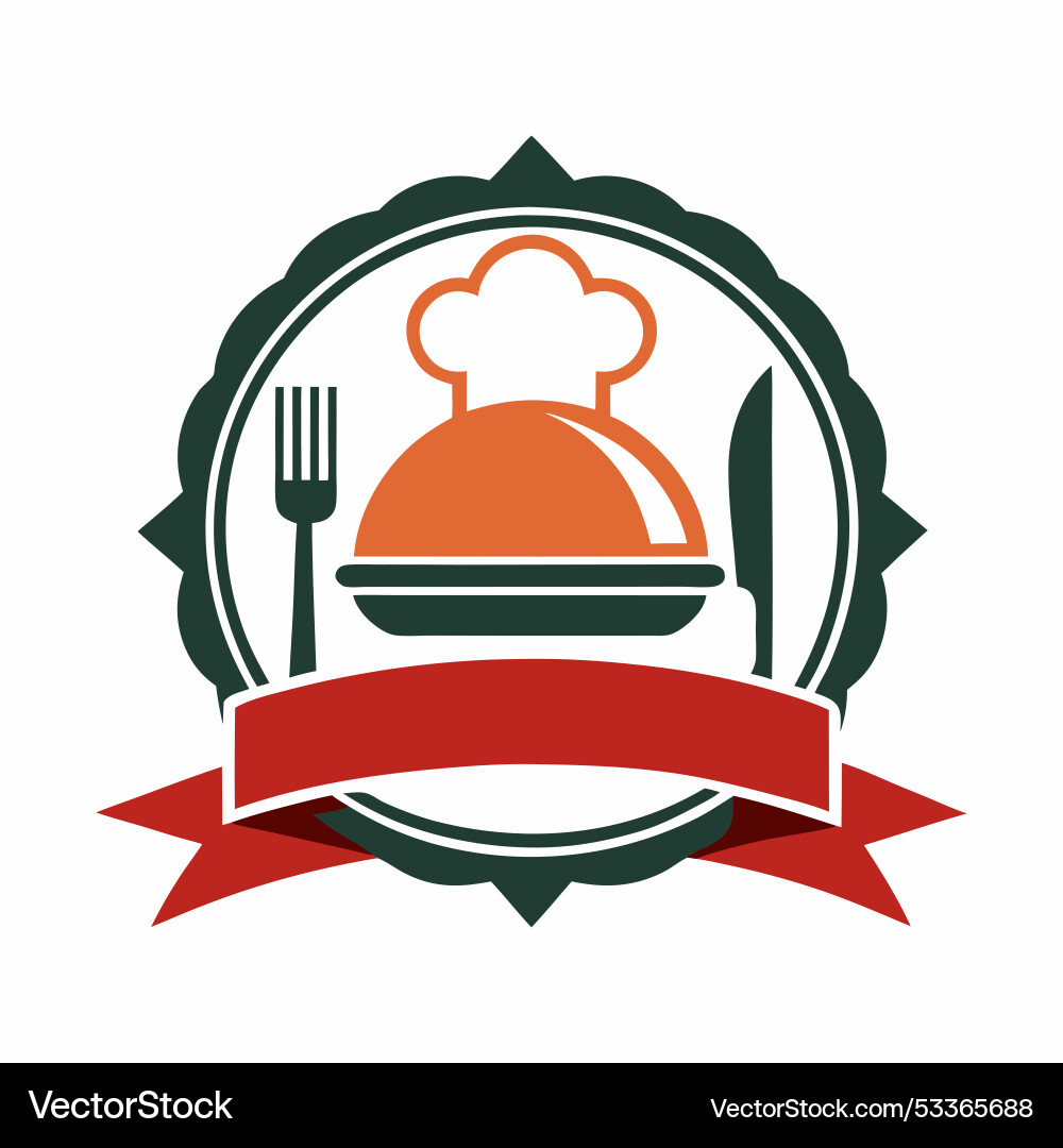 Restaurant logo Royalty Free Vector Image - VectorStock