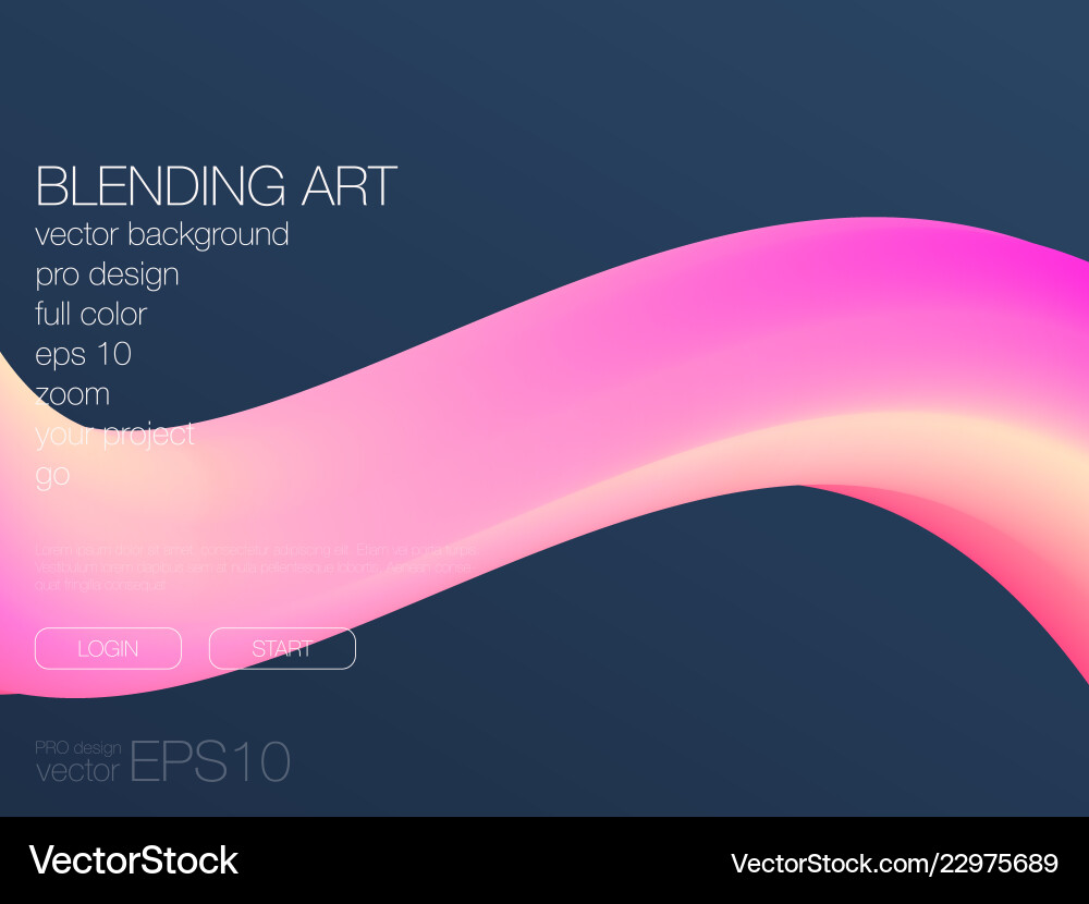 Abstract blend background template for web site Abstract blend background template for web site vector image