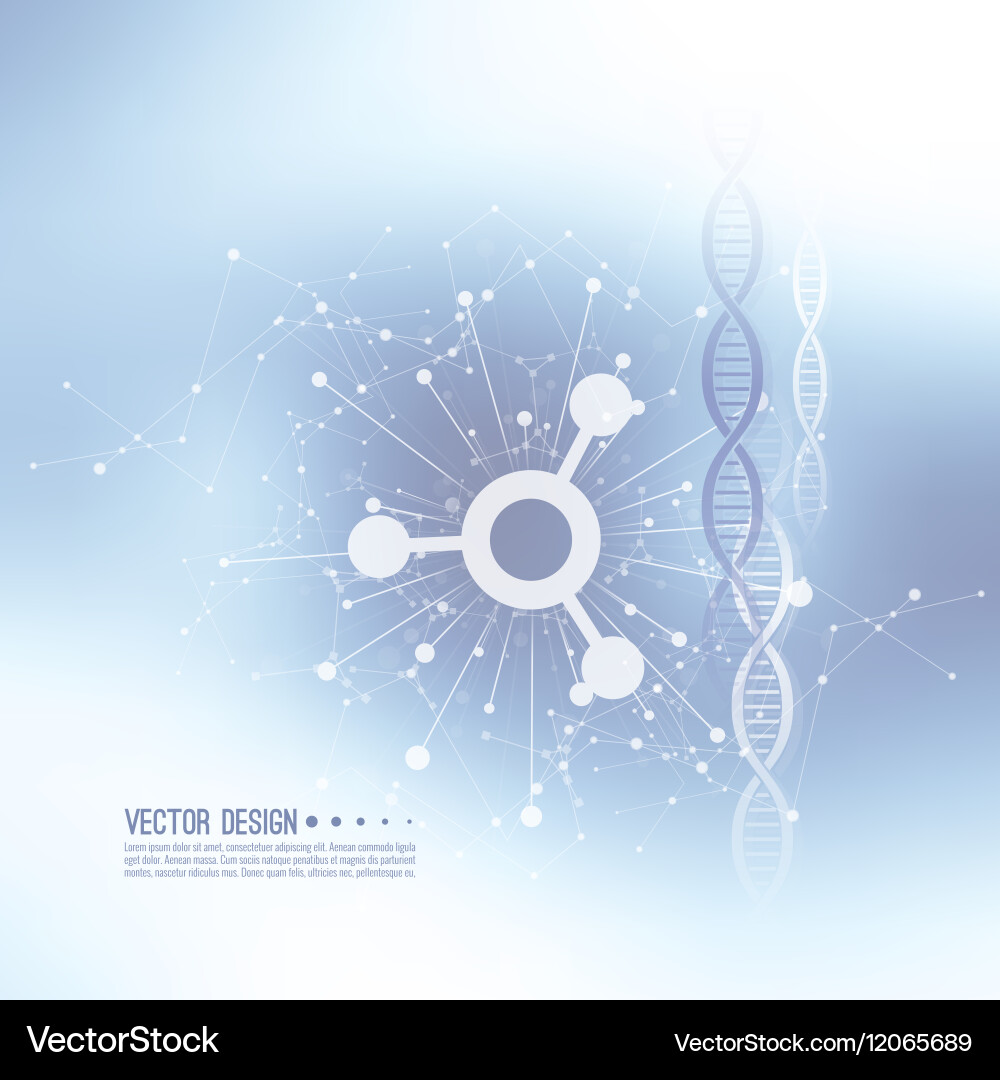 Array with dynamic emitted particles vector image