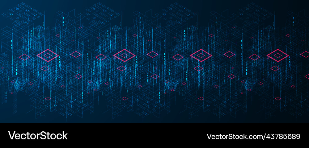 Digital technology and engineering background Digital technology and engineering background vector image