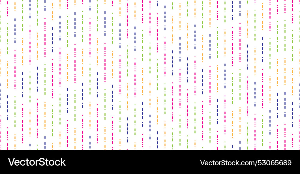Morse code with vertical dashed lines as seamless Vector Image