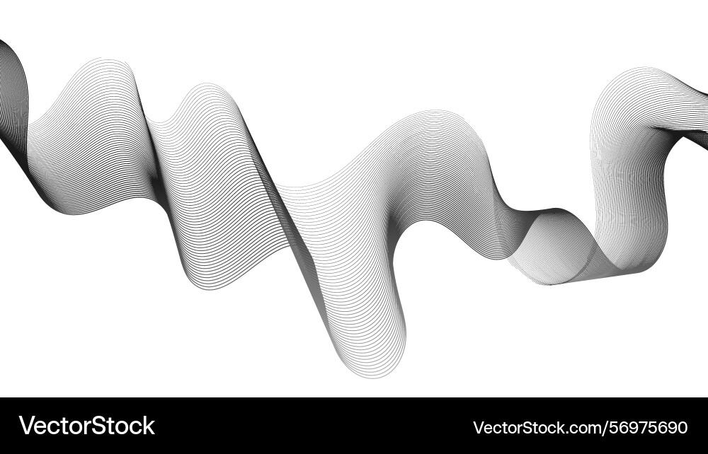 Abstract backdrop with grey wave gradient lines Abstract backdrop with grey wave gradient lines Vector Image