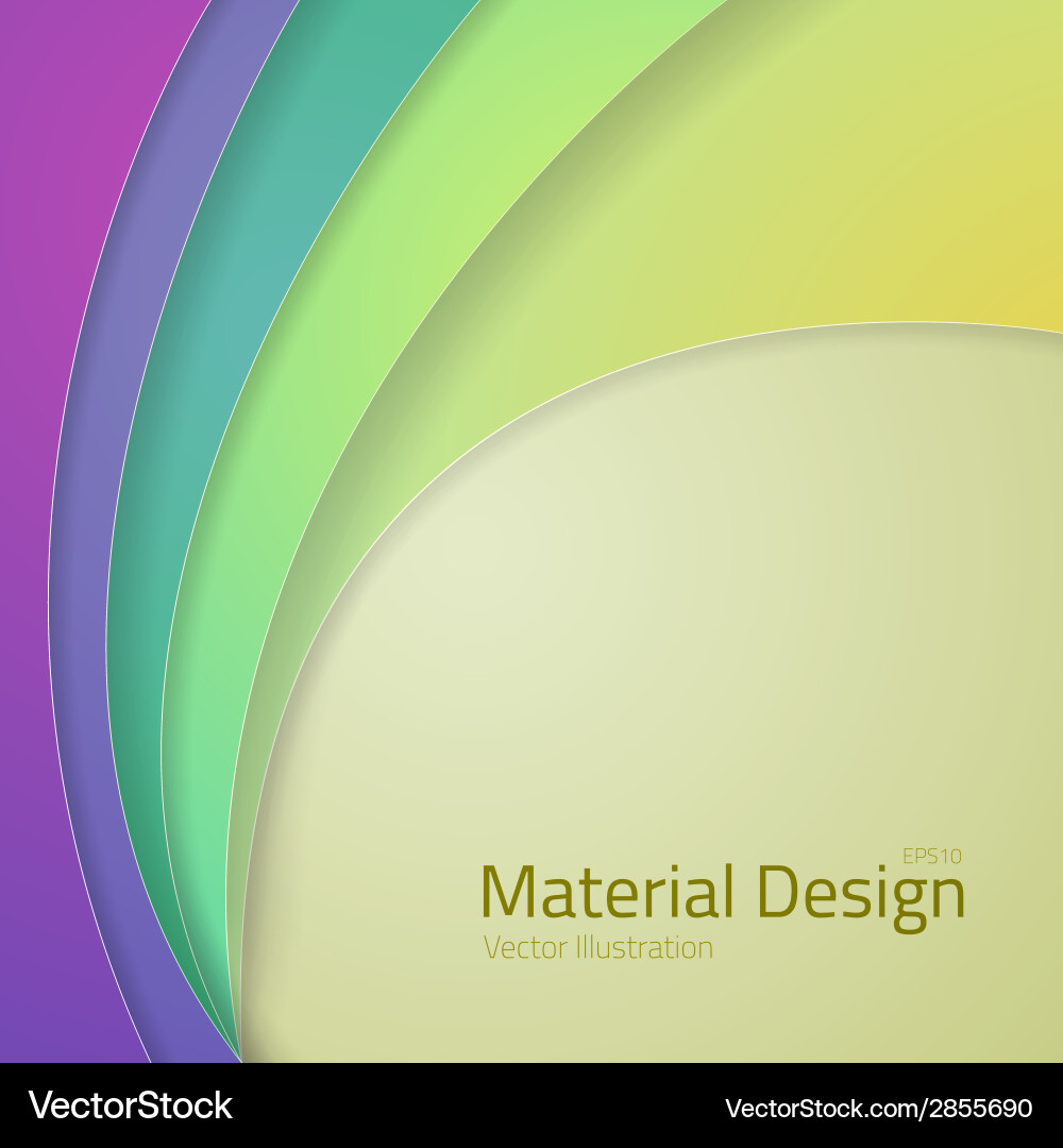 Bright colorful material design abstract lines Vector Image