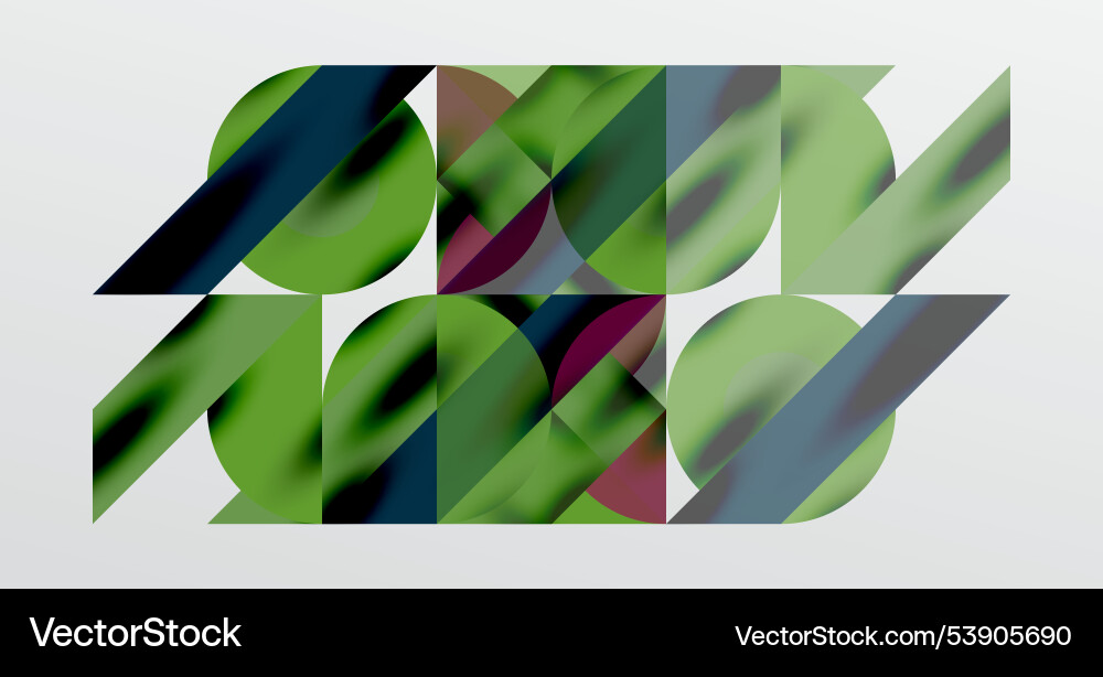 Circles and shadows colorful round elements Circles and shadows colorful round elements vector image