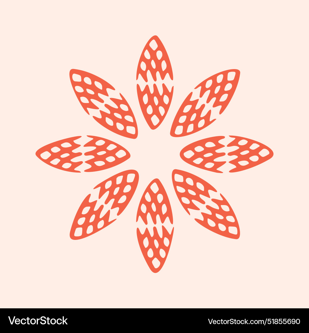 Peach fuzz botanical texture motif Peach fuzz botanical texture motif vector image