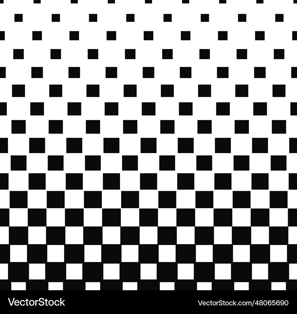 Spatial illusion square pattern design Vector Image