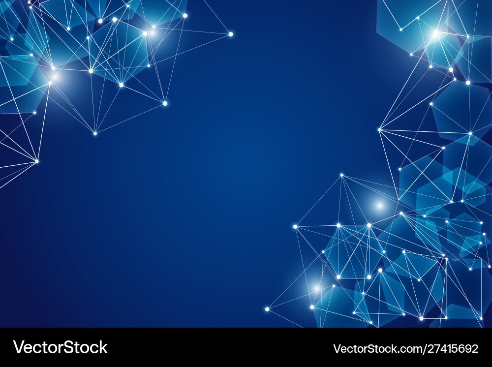 Abstract background connected concept Vector Image