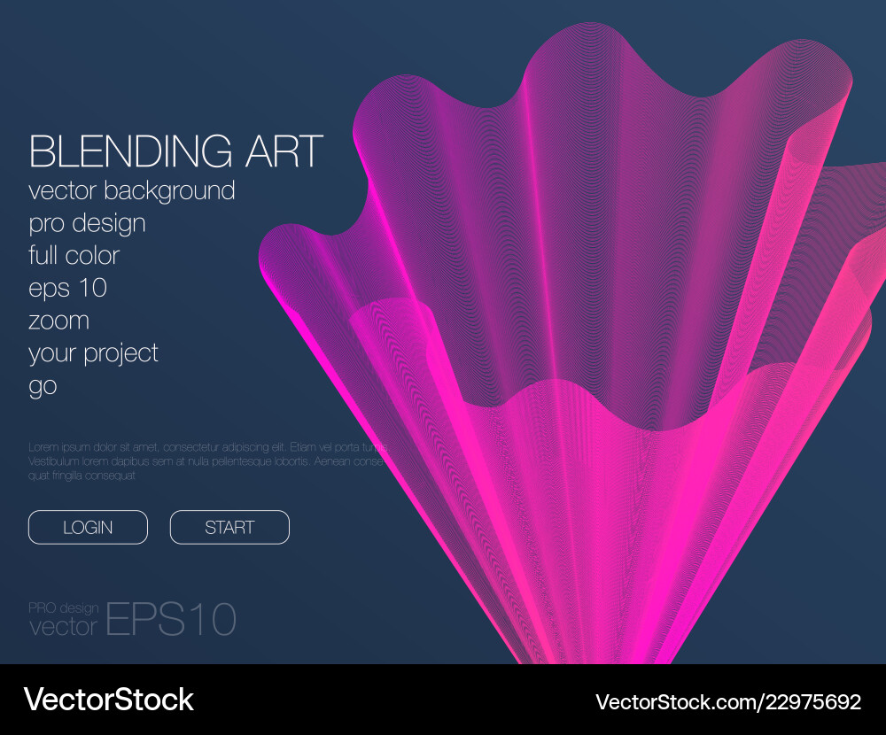 Abstract blend background template for web site Abstract blend background template for web site vector image