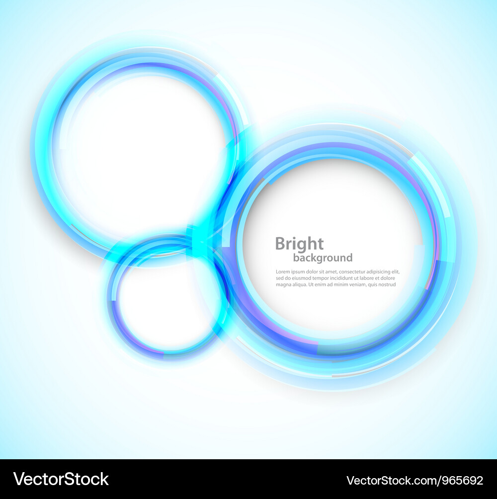Background with circles Vector Image
