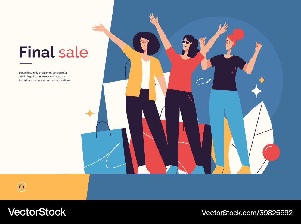 Depicting a group of young Vector Image