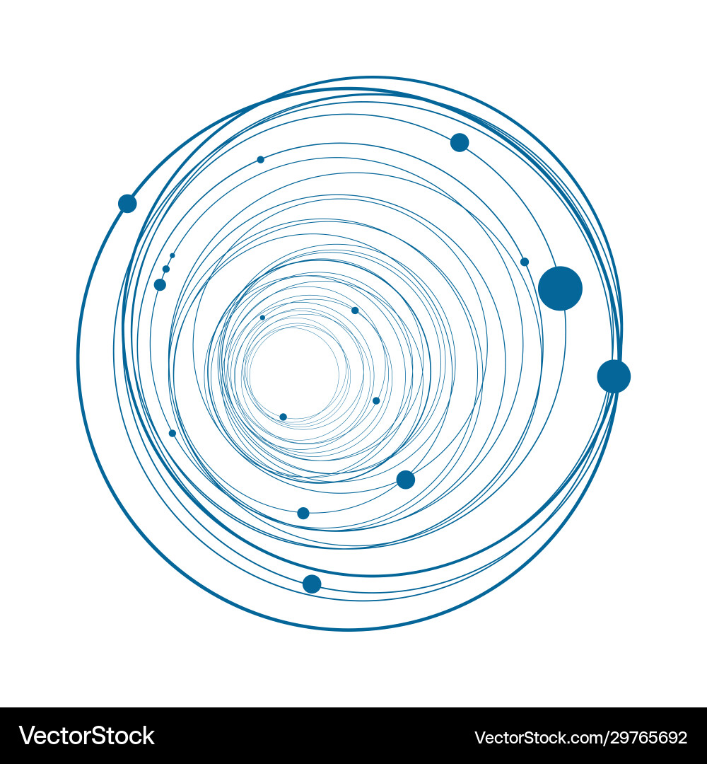 Geometrics lines and simple dots vector image