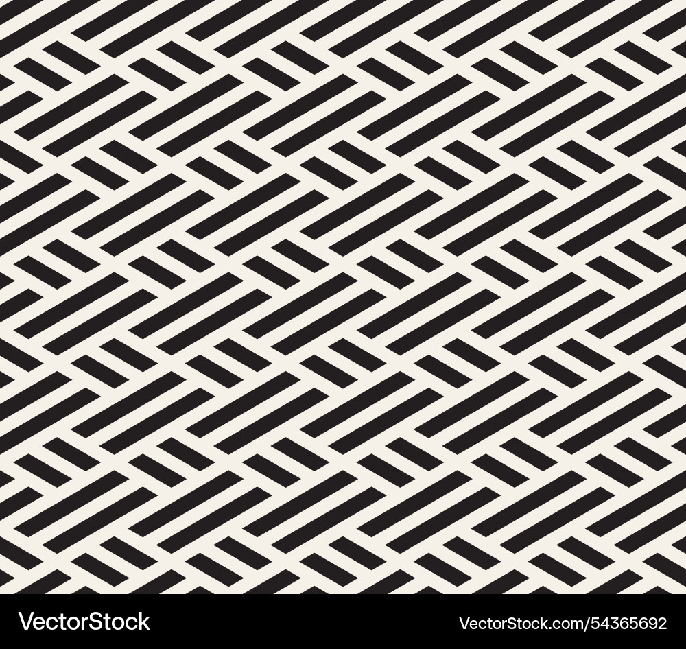 Seamless pattern repeating geometric elements vector image
