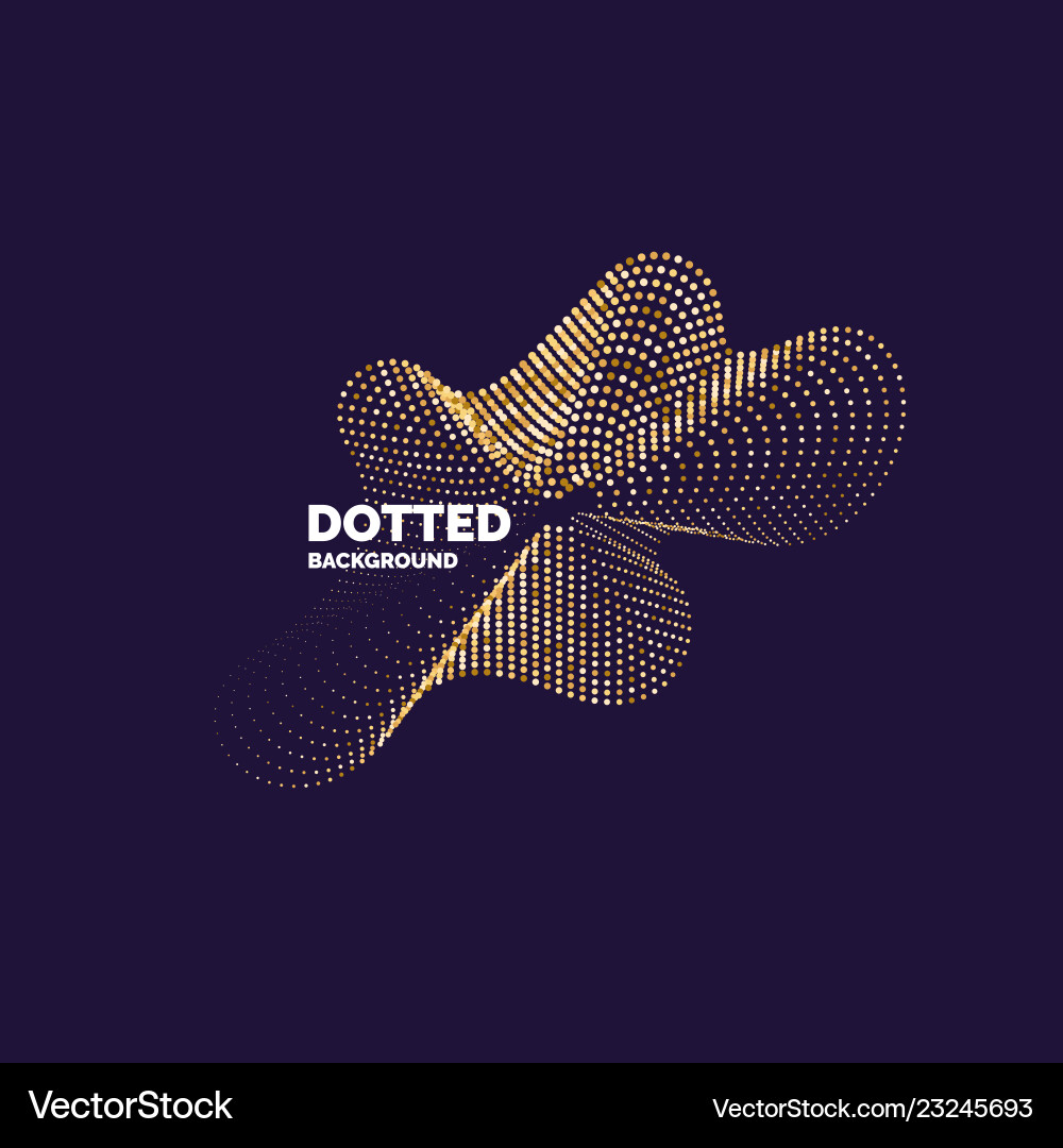Abstract background with a colored dynamic vector image