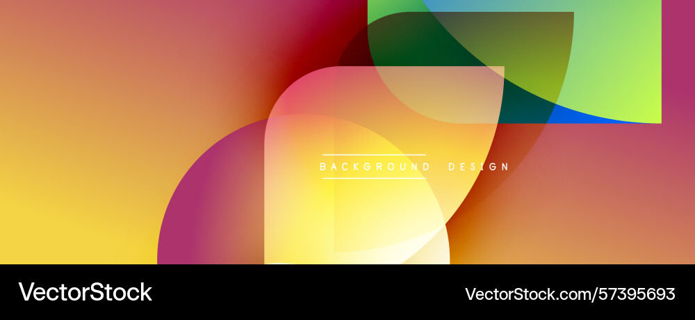 Abstract colorful shapes overlap gradient hues Abstract colorful shapes overlap gradient hues Vector Image