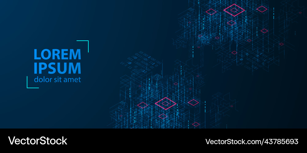 Digital technology and engineering background Digital technology and engineering background Vector Image
