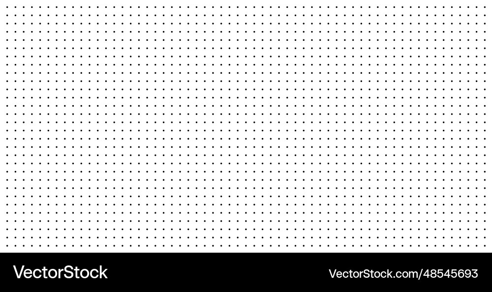 Dotted graph paper with grid polka dot pattern Dotted graph paper with grid polka dot pattern vector image