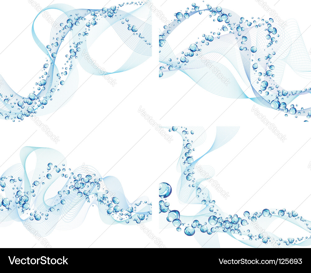 Water Droplet Background Vector Image