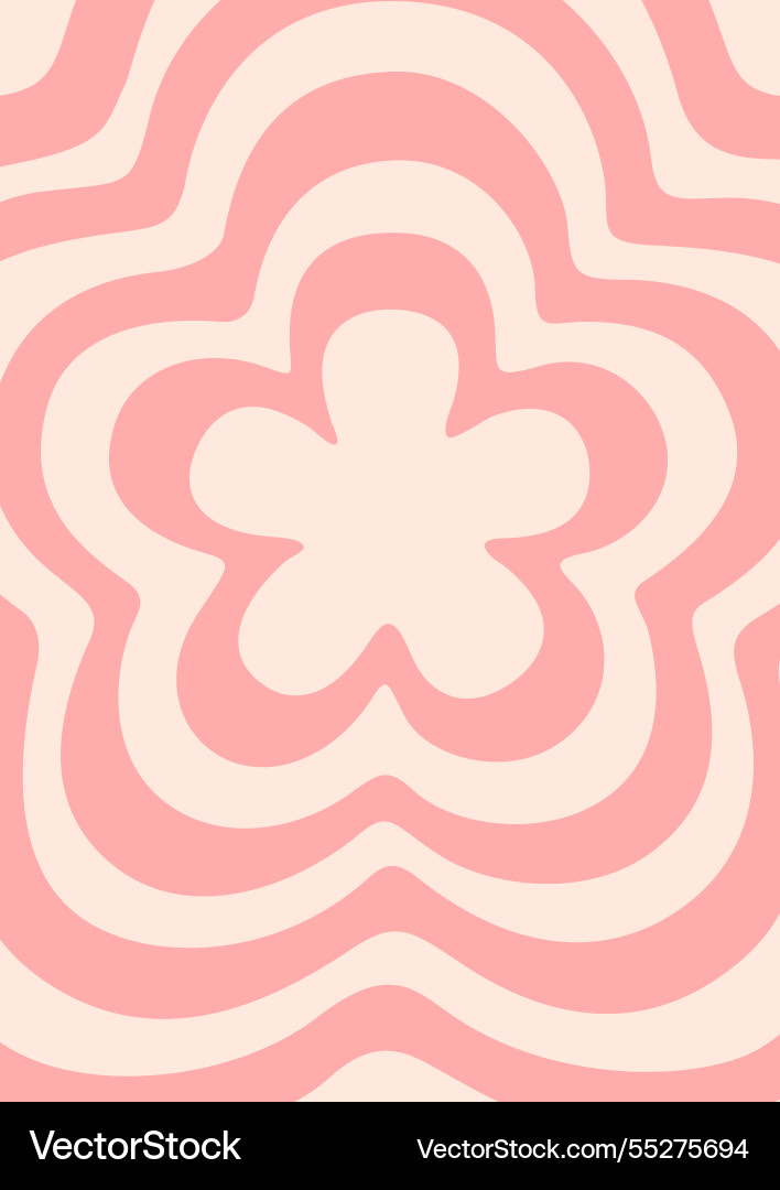 Abstract 90s y2k background with daisy pattern Abstract 90s y2k background with daisy pattern vector image