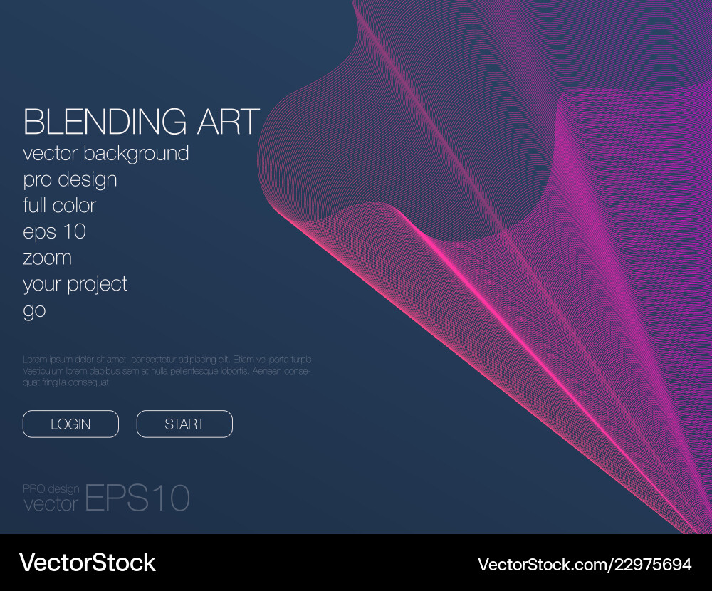 Abstract blend background template for web site Abstract blend background template for web site vector image