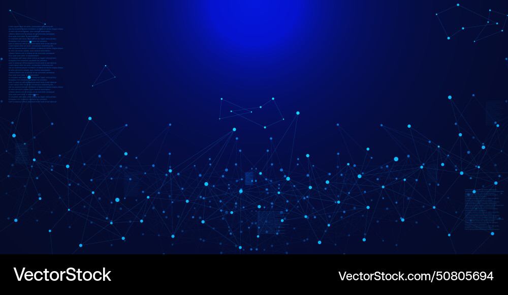 Abstract geometric with connection dots and lines Abstract geometric with connection dots and lines Vector Image