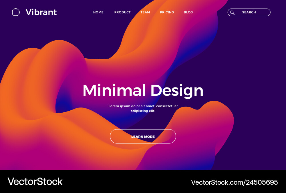 Abstract design template with 3d flow shapes Abstract design template with 3d flow shapes vector image
