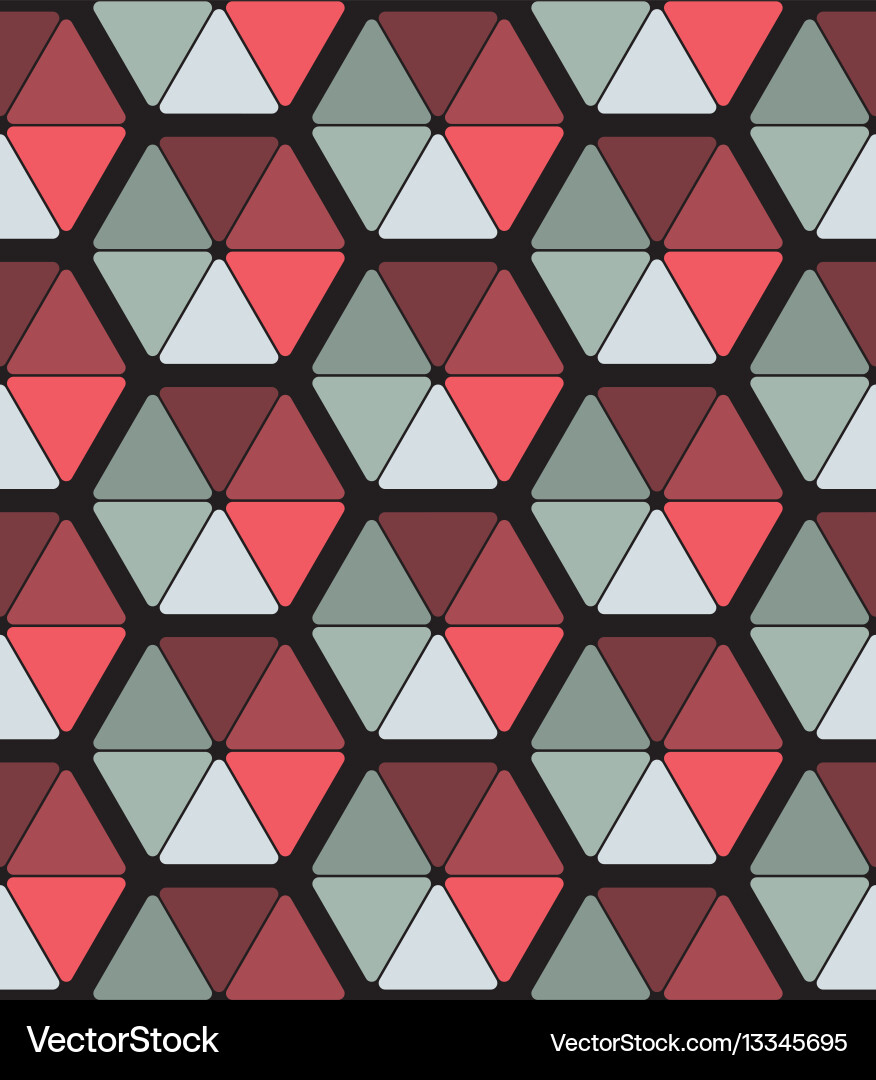 Abstract Hexagon Pattern Vector Image