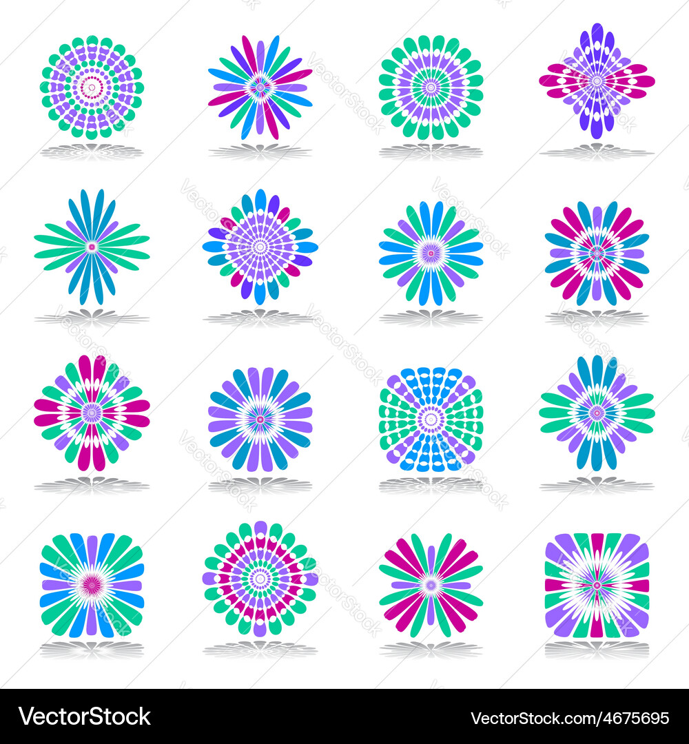 Design elements set Vector Image