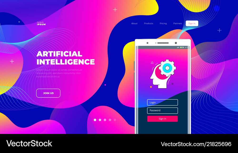 Abstract Gradient Color Background vector image