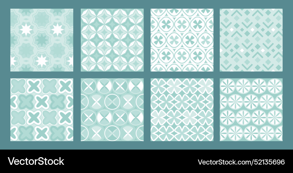 Set of modern abstract geometric patterns Set of modern abstract geometric patterns Vector Image