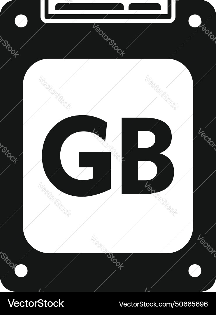 Ssd Disk-Symbol einfache solide Maschinenspeicher Ssd Disk-Symbol einfache solide Maschinenspeicher vektorbild