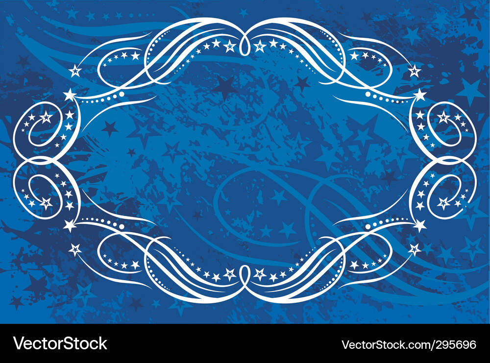Winter Snowflake Frame Vector Image