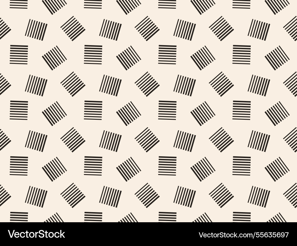 Black simple squares seamless pattern Vector Image