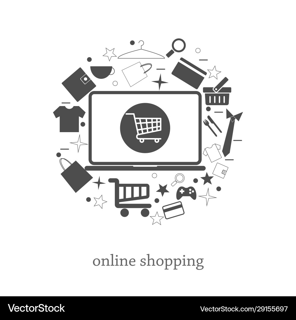 White long blank empty showcase displays Vector Image