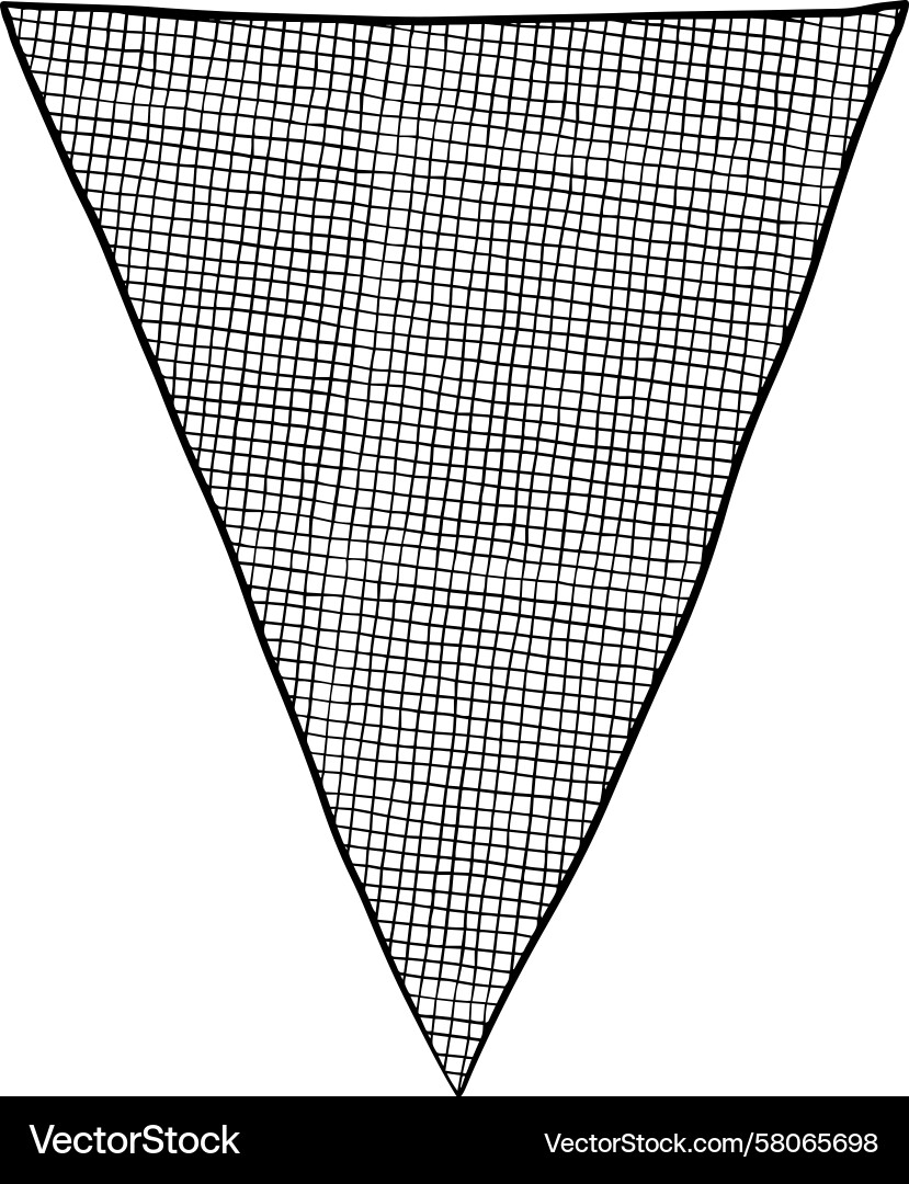 Abstract Mesh Triangle Pattern Vector Image