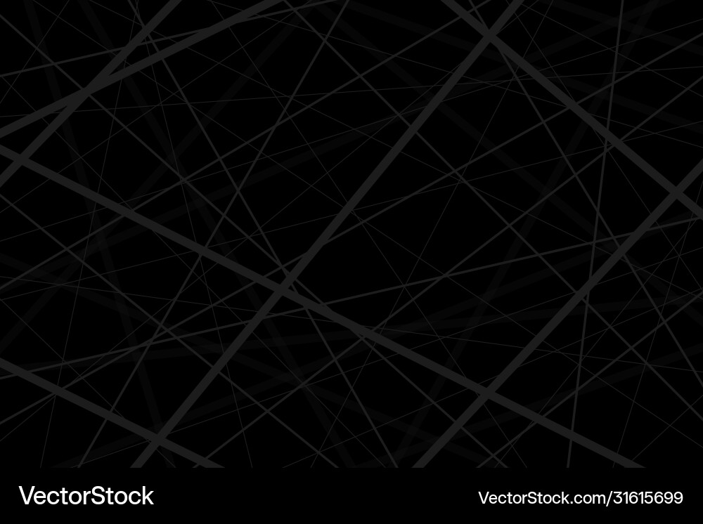 Abstract black design line pattern element Abstract black design line pattern element vector image