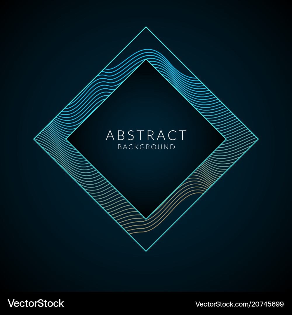 Dynamic Abstract Waves Background vector image